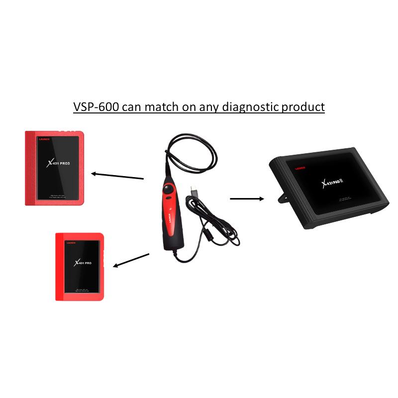 LAUNCH Videoscope VSP-600 USB Borescope HD Inspection Camera Endoscope 1280*720 