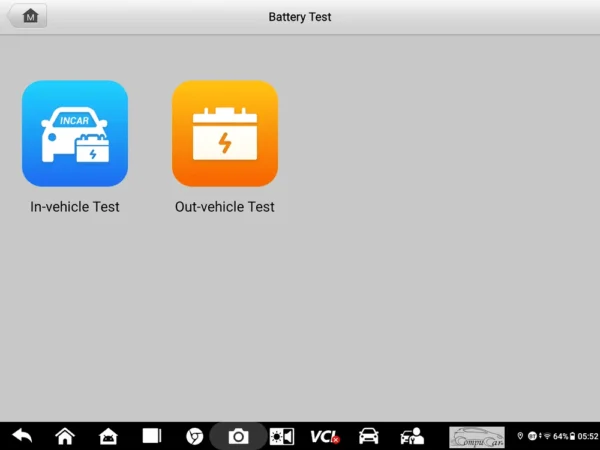 An image highlighting the Autel MS906 Pro compatibility with Autel battery tester