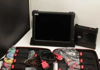 Autel MaxiSys Ultra S2 full professional diagnostic kit with VCMI2 unit and cables.