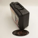 Exterior view of the closed protective carrying case for the Autel PowerScan PS100 tool (side angle).