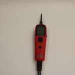 Close view of the Autel PowerScan PS100 main unit showing the screen and power button.