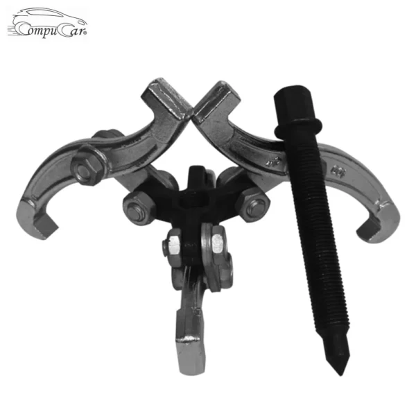 The durable chrome vanadium steel construction of a 3-arm puller