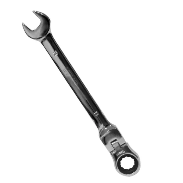 Flex ratcheting combination wrench with ergonomic grip Comfortable handle for reduced hand fatigue