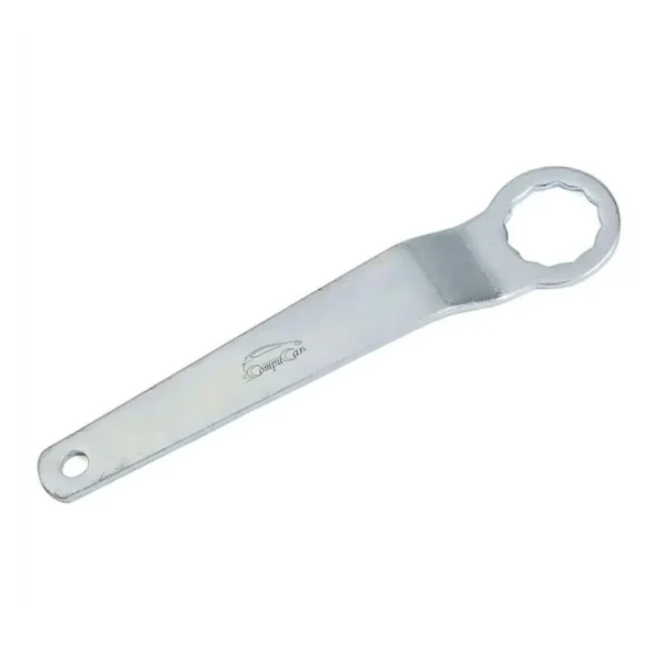 Close-up of the ring spanner included in the oil filter wrench set