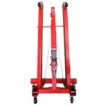 Engine stand with 360-degree swivel casters for maneuverability