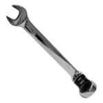 Flex head ratcheting combination wrench Easily access tight spaces with the flexible head