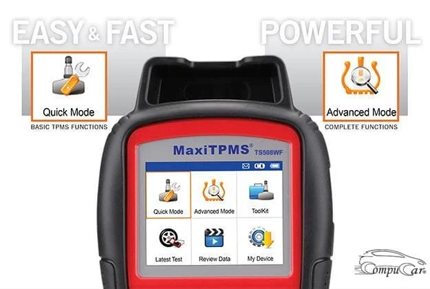 autel maxi tpms Service modes showing