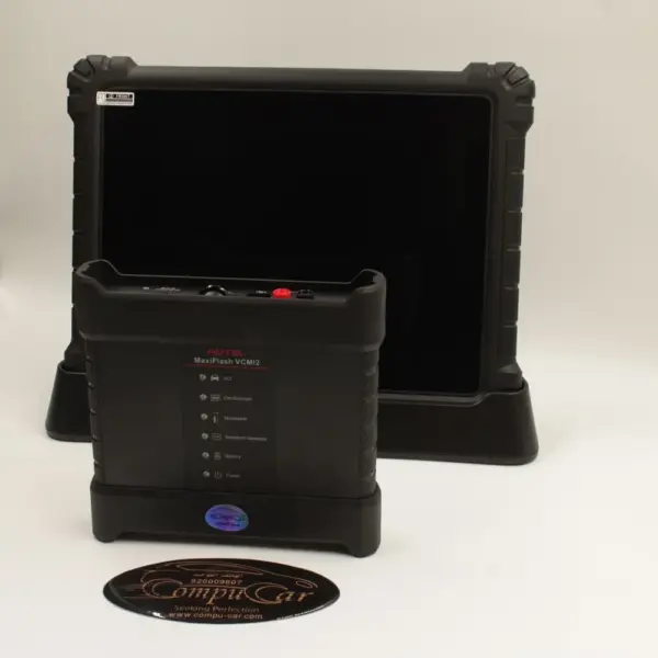 جهاز Autel Ultra S2 مع وحدة MaxiFlash VCMI2 وقاعدة الشحن.
