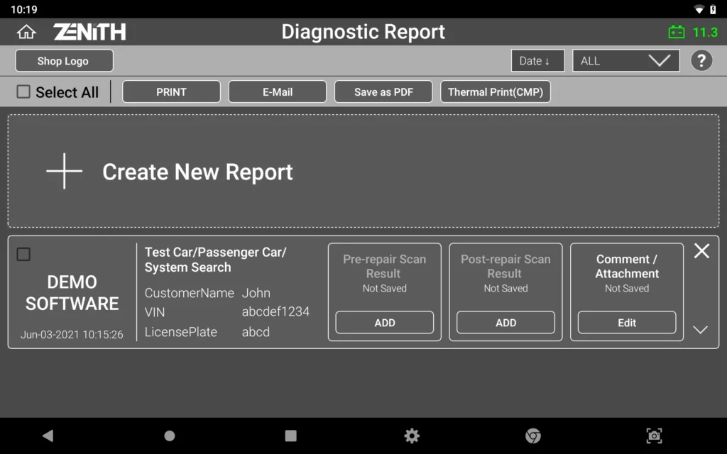 Comprehensive Pre- and Post-Scan Reports