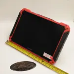 قياس وأبعاد شاشة جهاز فحص السيارات لانش باد 9 X431 Pad IX