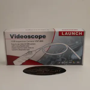Front packaging box view of the Launch VSP-600 videoscope inspection tool
