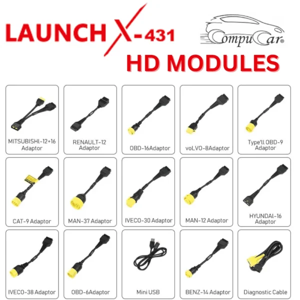 launch X431 HD module box