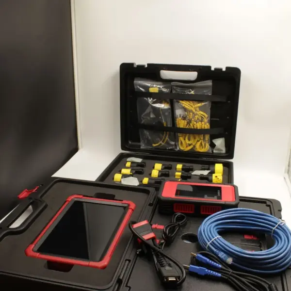 Front view of the professional carrying case for Launch X431 PRO3 Link HD.