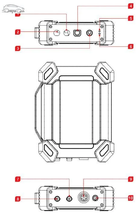 Launch S2-2 Sensorbox مكونات الجهاز والتحكم فيه