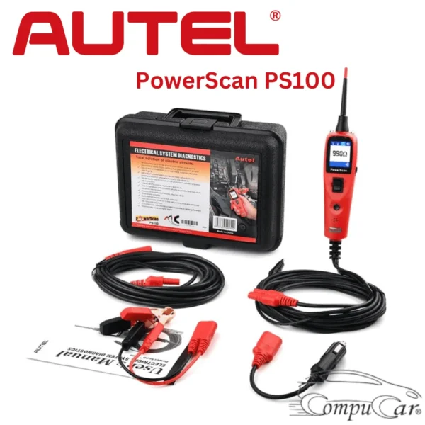 جهاز فحص كهرباء السيارات اوتيل باور سكان autel powerscan ps100 مع الشنطة وجميع الملحقات