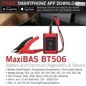 جهاز فحص بطاريات السيارات Autel MaxiBAS BT506