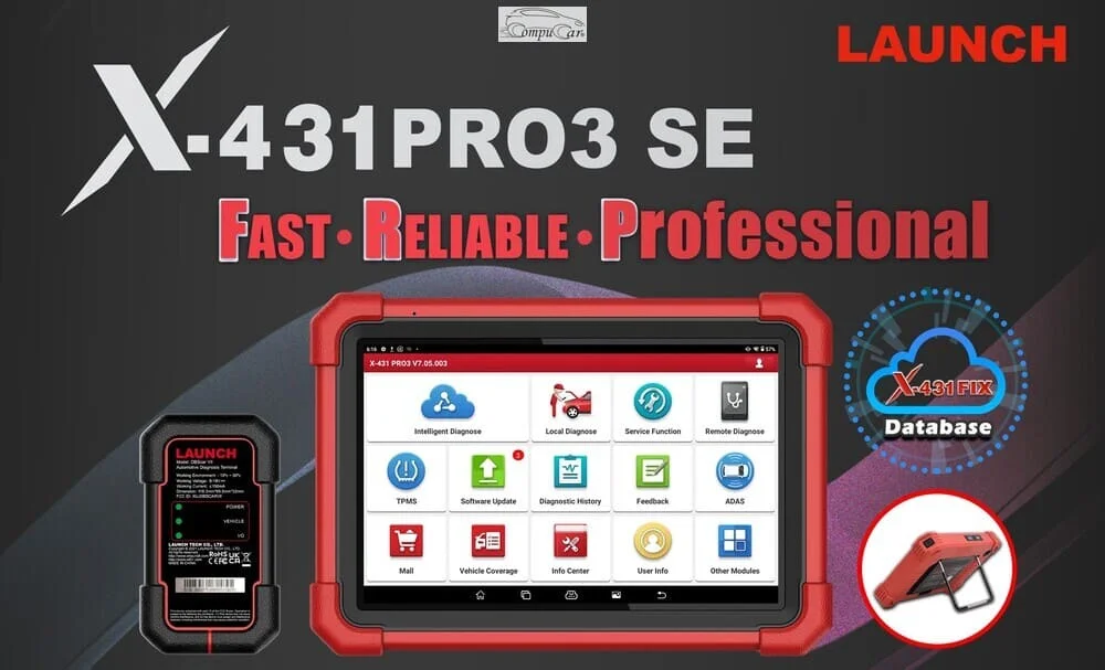 جهاز فحص وبرمجة السيارات لانش برو 3 Launch X431 PRO3 SE