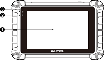 صورة توضيحية للواجهة الأمامية لجهاز ماكسي تشك MX900