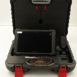 جهاز Autel DS900TS في الحقيبة الأصلية الصلبة الحمراء والسوداء