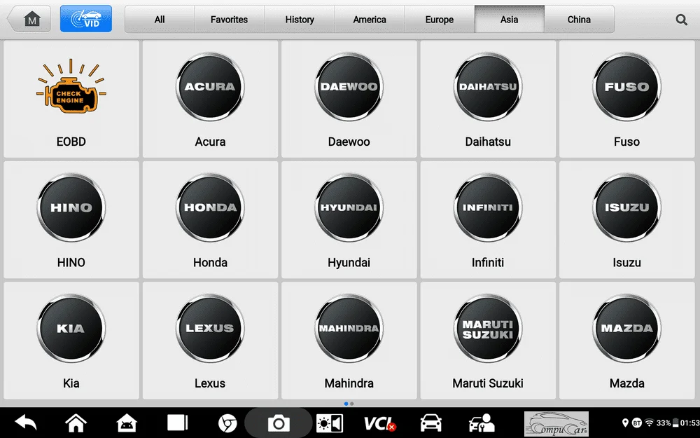 image showcasing the device's ability to scan asian Cars 1