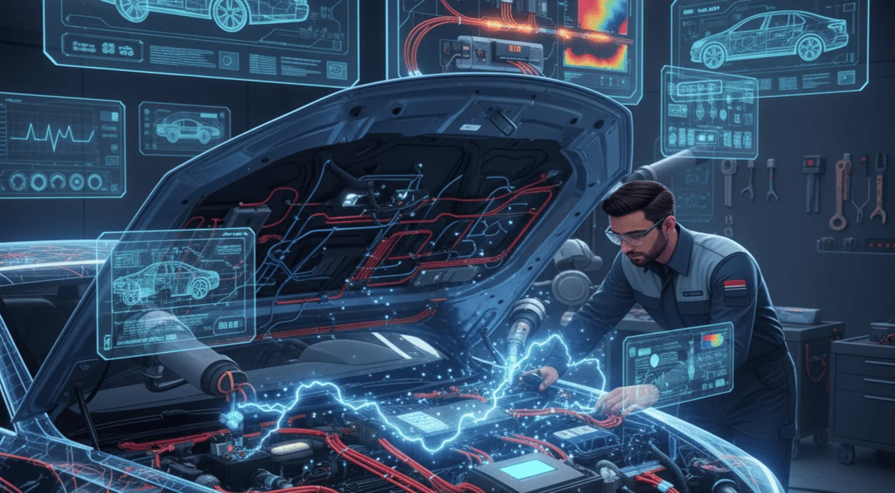 فحص كهرباء السيارات - طريقة فحص تهريب الكهرباء في السيارة وحل المشكلة 1