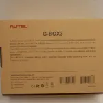 ظهر علبة Autel G-BOX3 يوضح دعم سيارات مرسيدس وبوش.