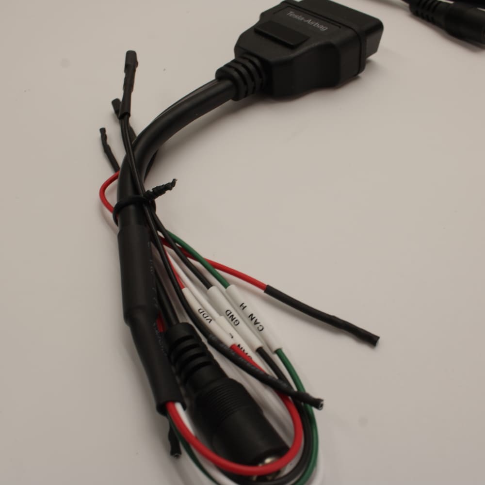 مجموعة فحص سيارات الكهرباء لأجهزة لانش X431 4 كيبل فحص الوسادة الهوائية airbag لسيارات تسلا tesla