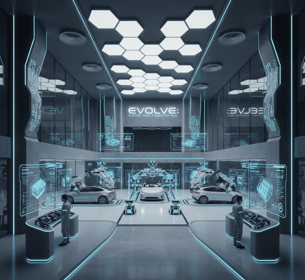 مجموعة فحص سيارات الكهرباء لأجهزة لانش X431 1 صورة مركز فحص سيارات الكهرباء من كومبيوكار