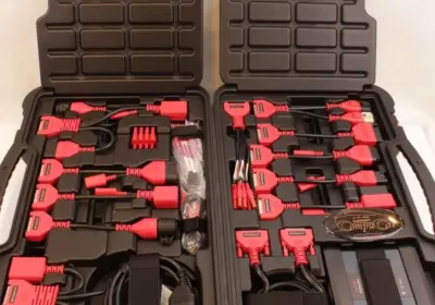 جهاز تحليل بطارية السيارة الكهربائية اوتيل EVDiag Box الطقم كامل بالمحوّلات