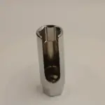 Oxygen sensor socket slotted opening for sensor wire